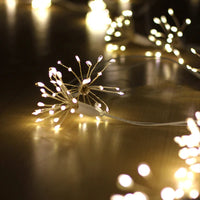 Micro LED Flowers String Light Chain - Dark Green