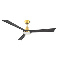 Riviera 52" DC Smart Ceiling Fan With WIFI Remote Control LED Light Antique Bronze / Charcoal
