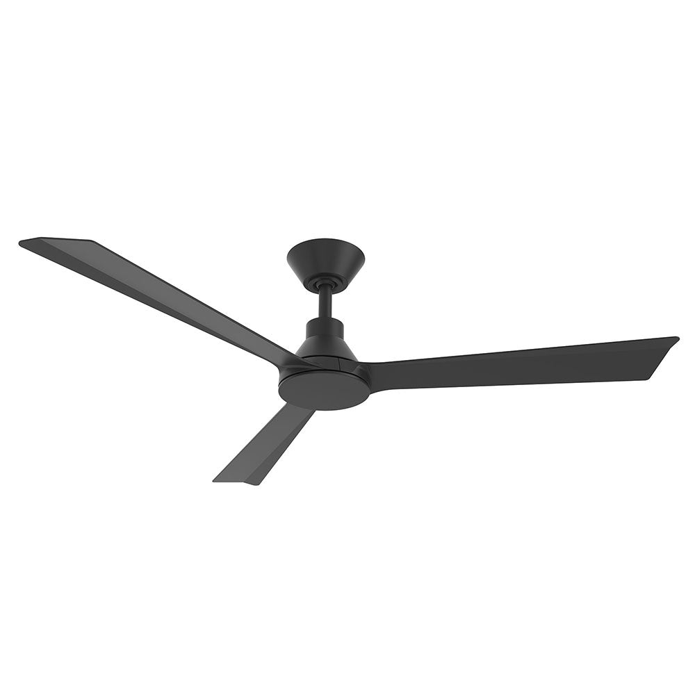 Riviera 52" DC Smart Ceiling Fan With WIFI Remote Control Black