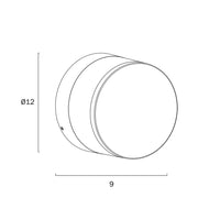 Noral LED Exterior Wall Light Black