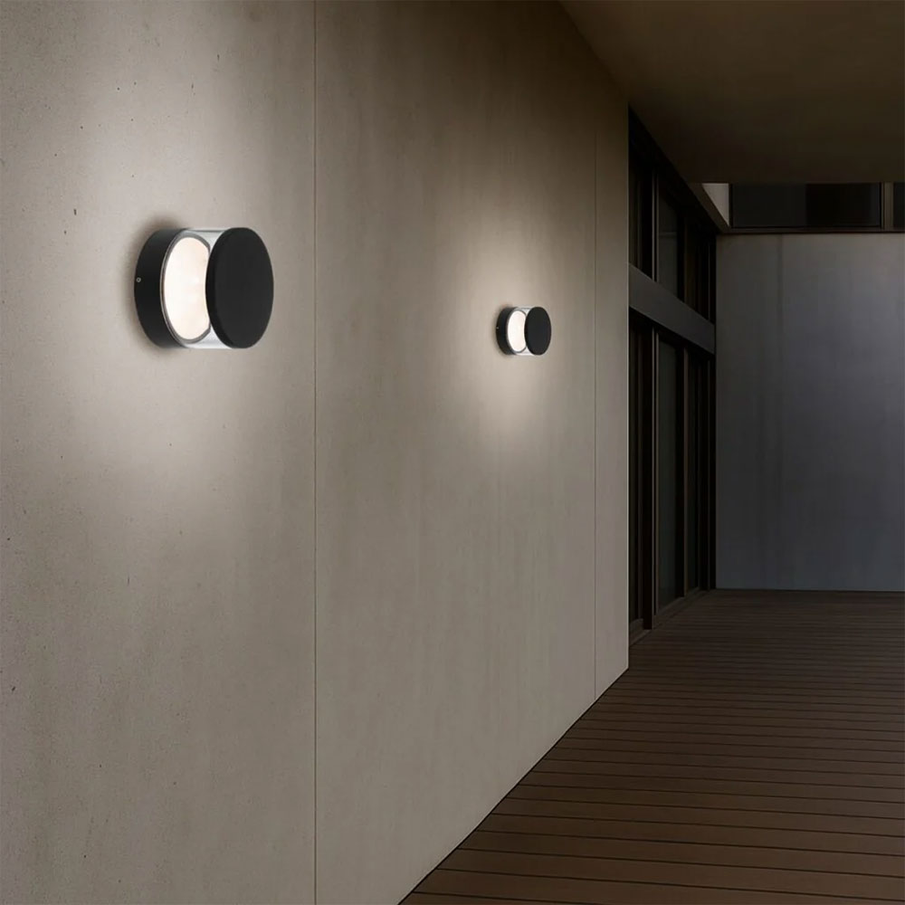 Noral LED Exterior Wall Light Black
