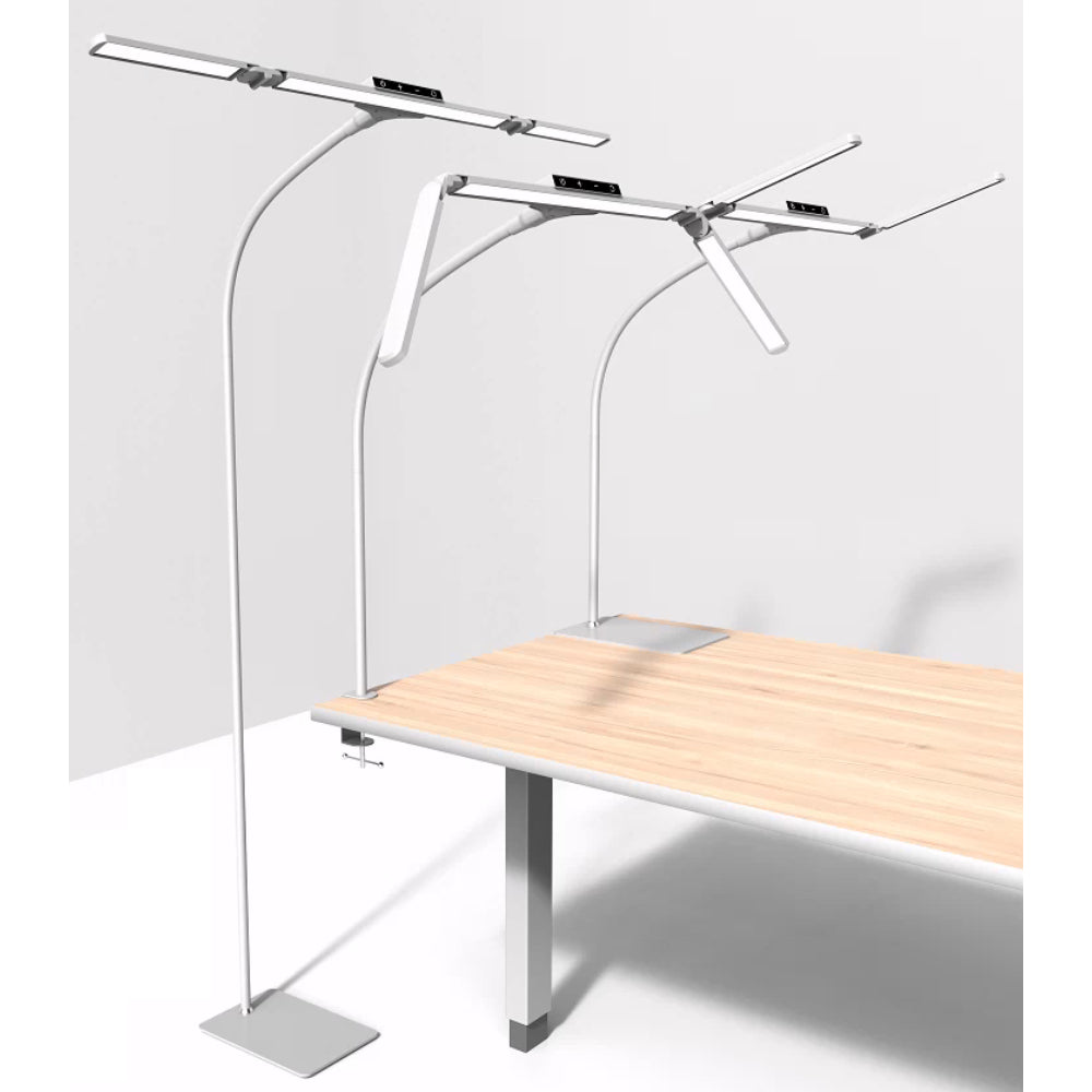 Triumph Tri-Lux 3-Head LED Floor & Desk Lamp