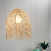 Tanah  450mm Natural Rattan Cane Shade Only