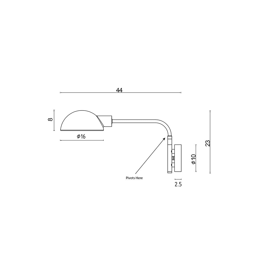 KLASS Swing Arm Wall Light