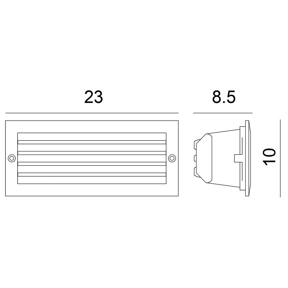 BRICK LIGHT 316 Stainless Steel