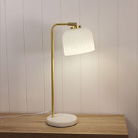 Charlotte Decorative Task Lamp Satin Brass