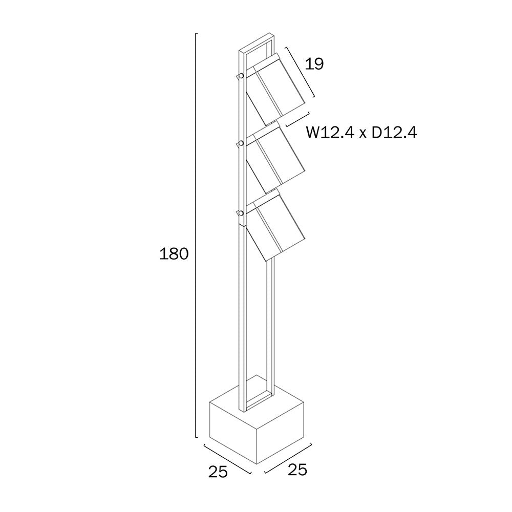 Osada 3 Light Floor Lamp