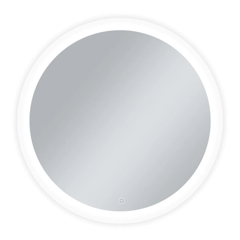 Romu Round LED Mirror Silver