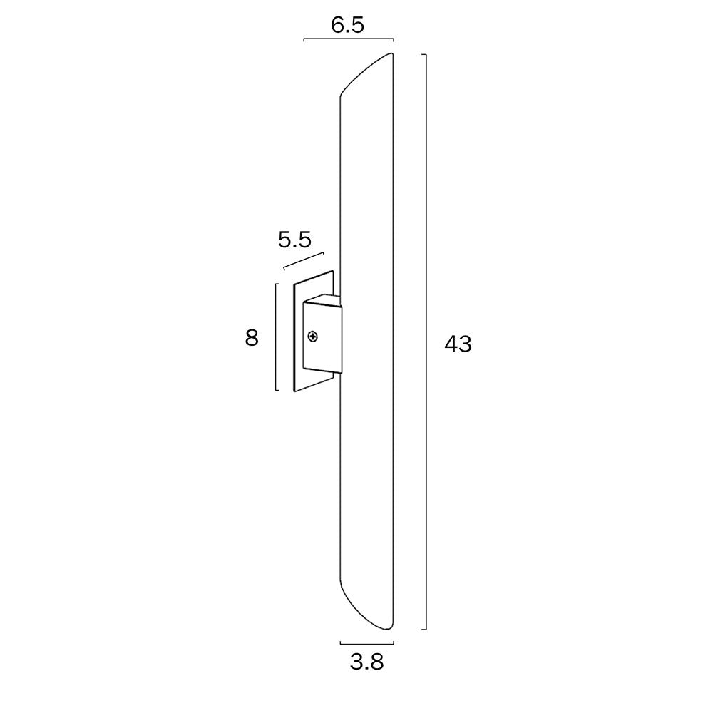 Penros 2 Light Exterior Wall Light