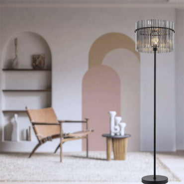 QUILO Floor Lamp Black Smoke