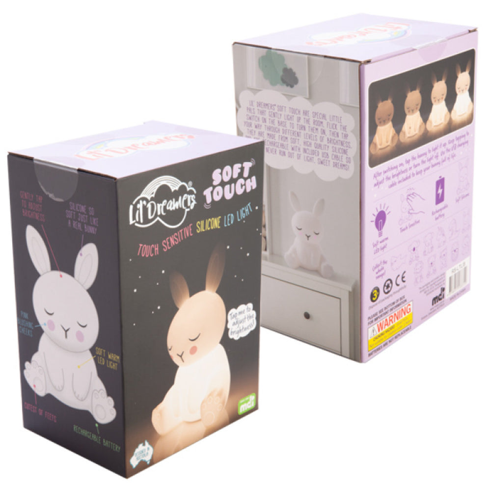 Lil Dreamers Touch Lamp Bunny USB