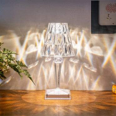 Sparkling Crystal Touch Lamp Shade