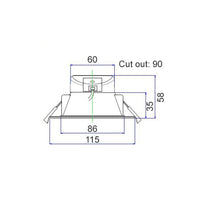 Nova LED Smart White Round Dimmable Tri-CCT+RGB Downlight