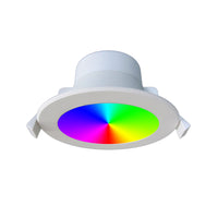Nova LED Smart White Round Dimmable Tri-CCT+RGB Downlight