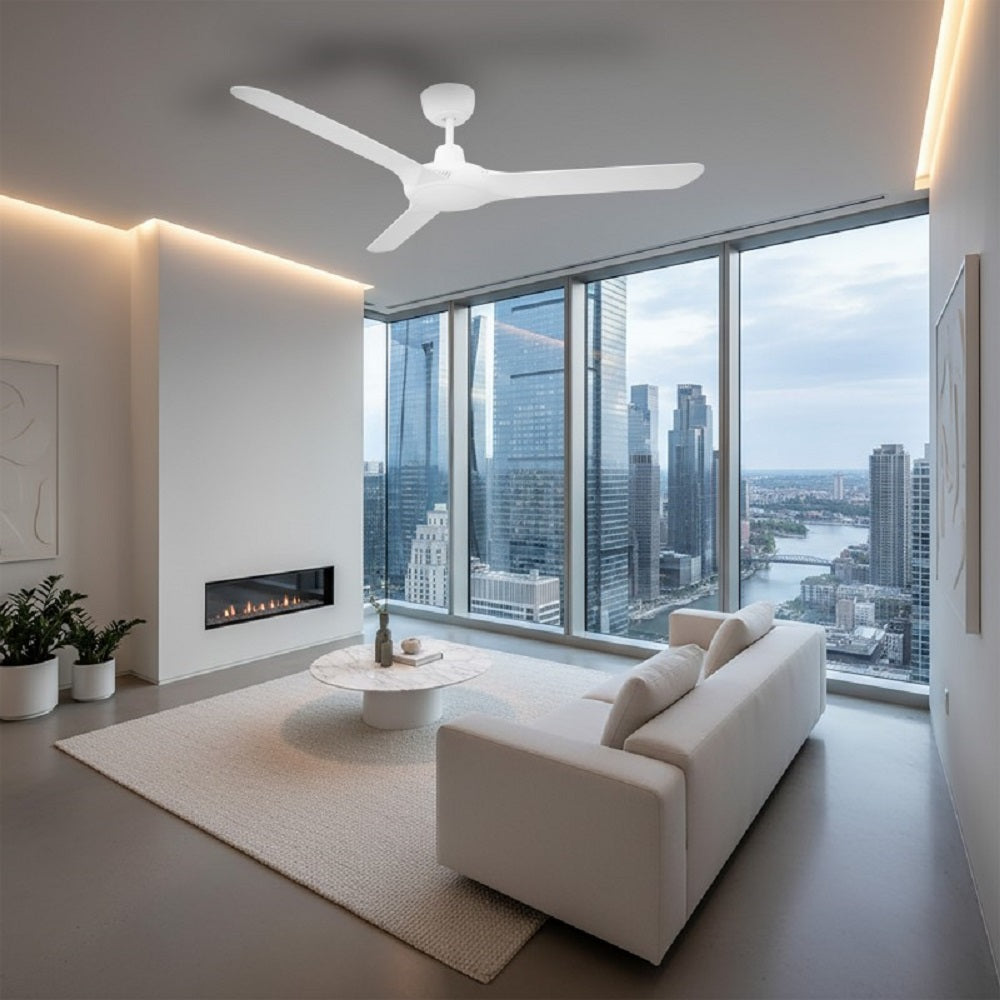 SPYDA DC Ceiling Fan 56" White