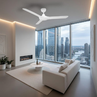 SPYDA DC Ceiling Fan 56" White