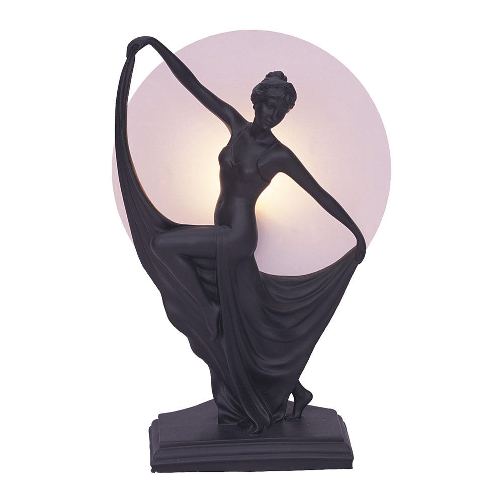 Diana Art Deco Lamp Black