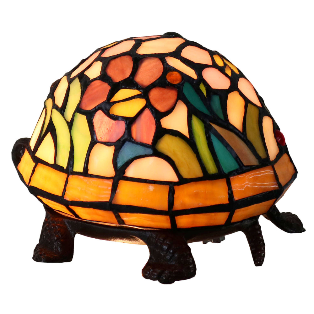 Tiffany Turtle Table Lamp Rose