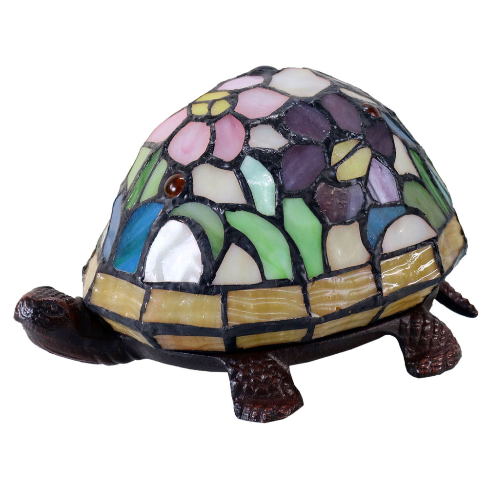 Tiffany Turtle Table Lamp Rose