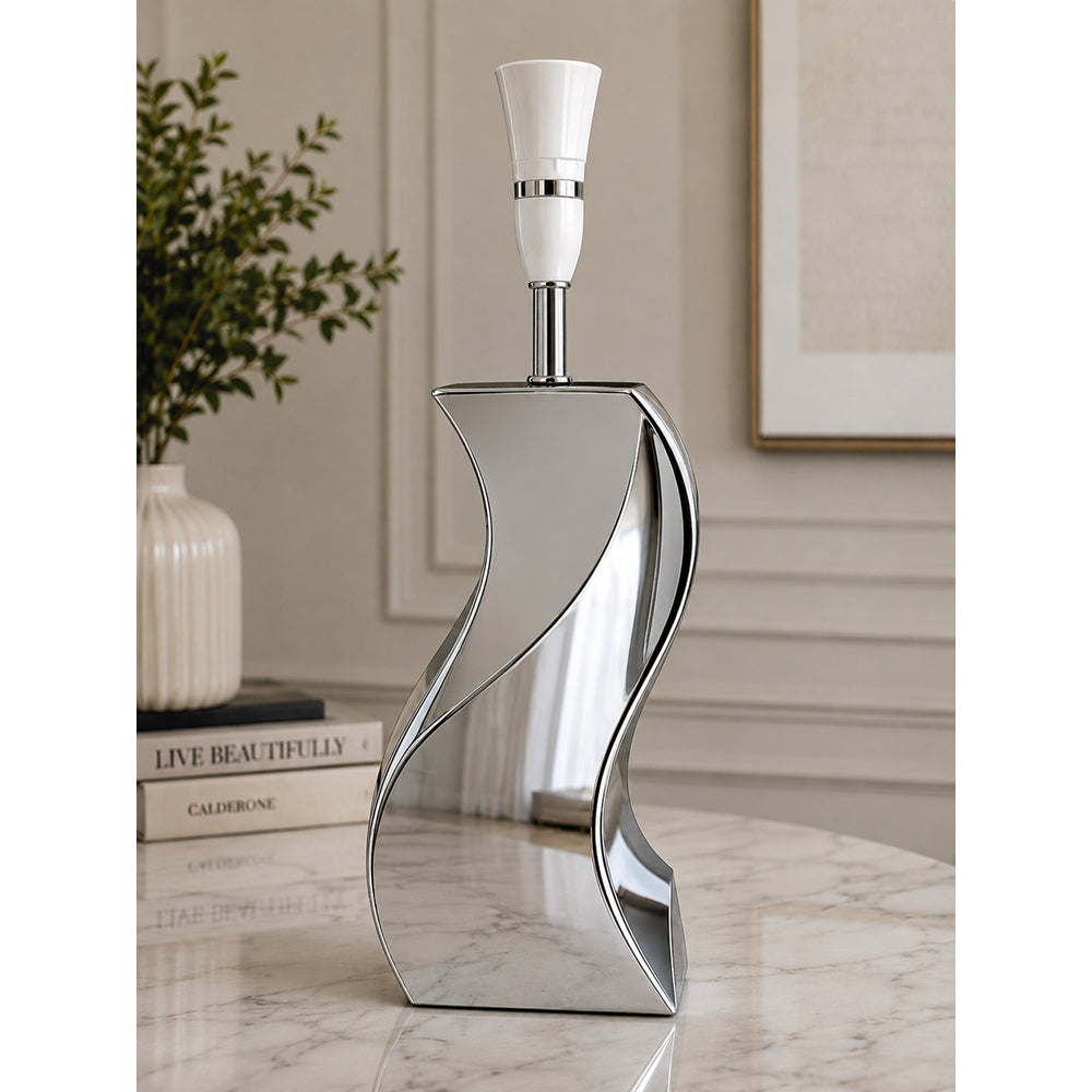 Chrome Halo Table Lamp