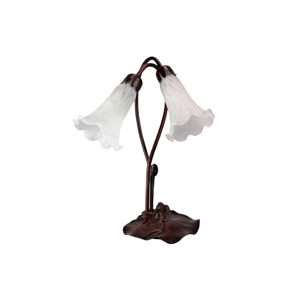 Tiffany Twin Lily Table Lamp