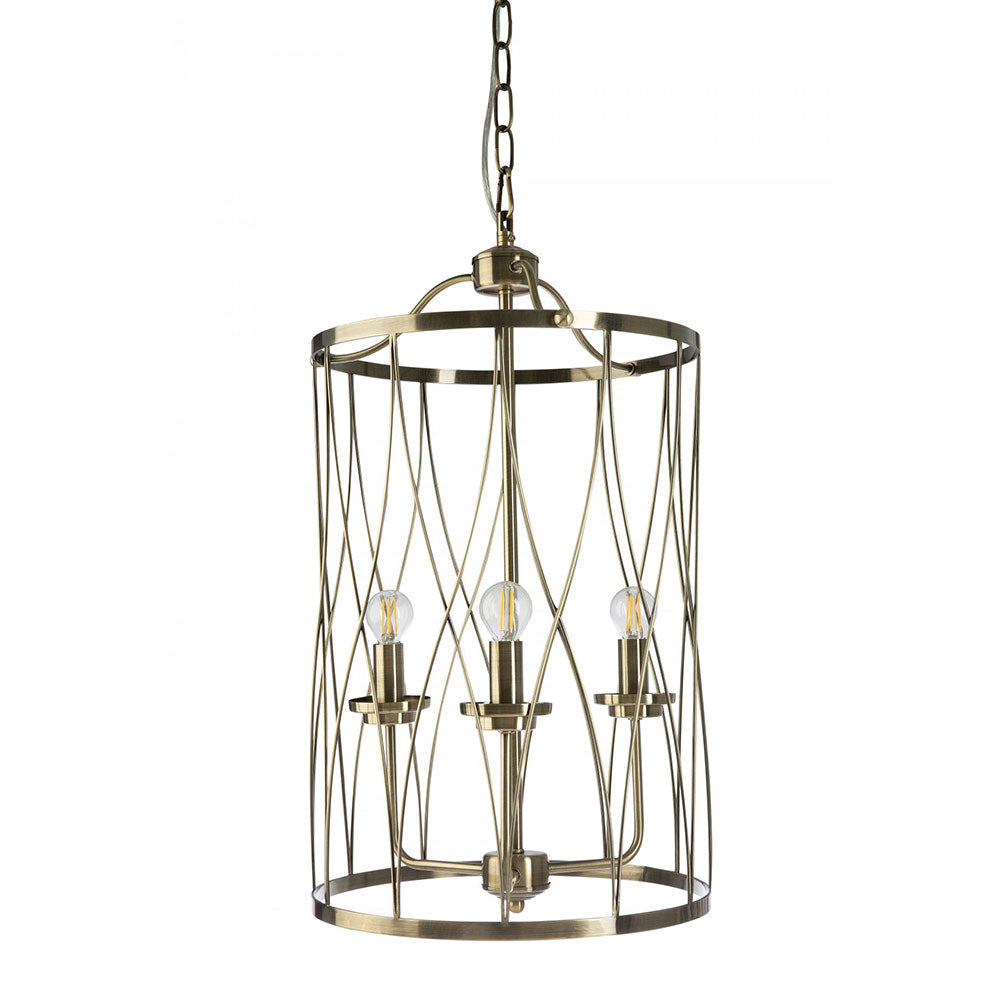 Tolina 3 Light Chandelier Bronze