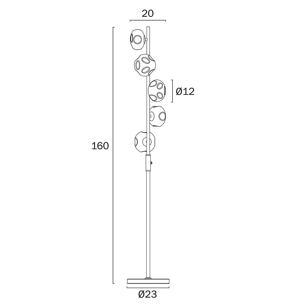 Varlin Floor Lamp Black