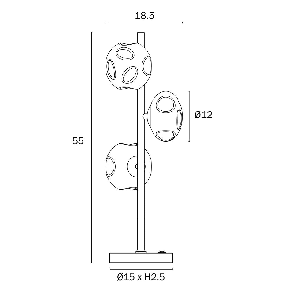 Varlin Table Lamp Black
