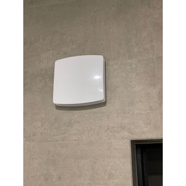 Universal Wall Square Exhaust Fan White