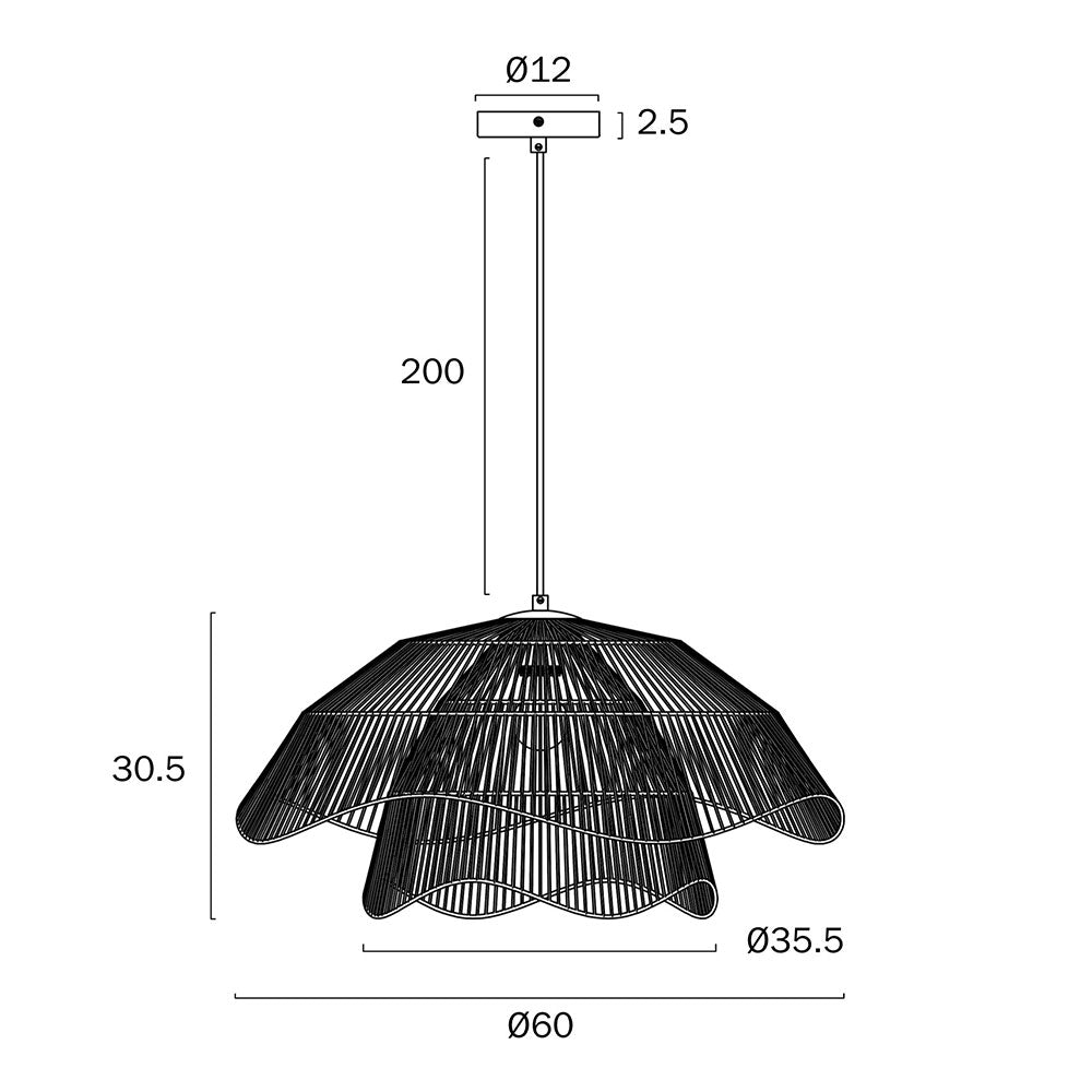 Zamora Pendant Natural
