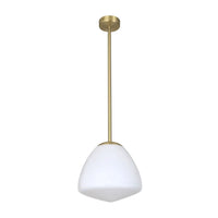 CIOTOLA: Interior Tipped Dome Frosted Glass Pendant Lights