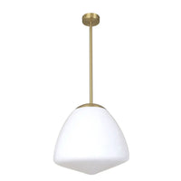 CIOTOLA: Interior Tipped Dome Frosted Glass Pendant Lights