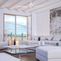 Glacier DC Ceiling Fan - 3 Blade 48" White with Light