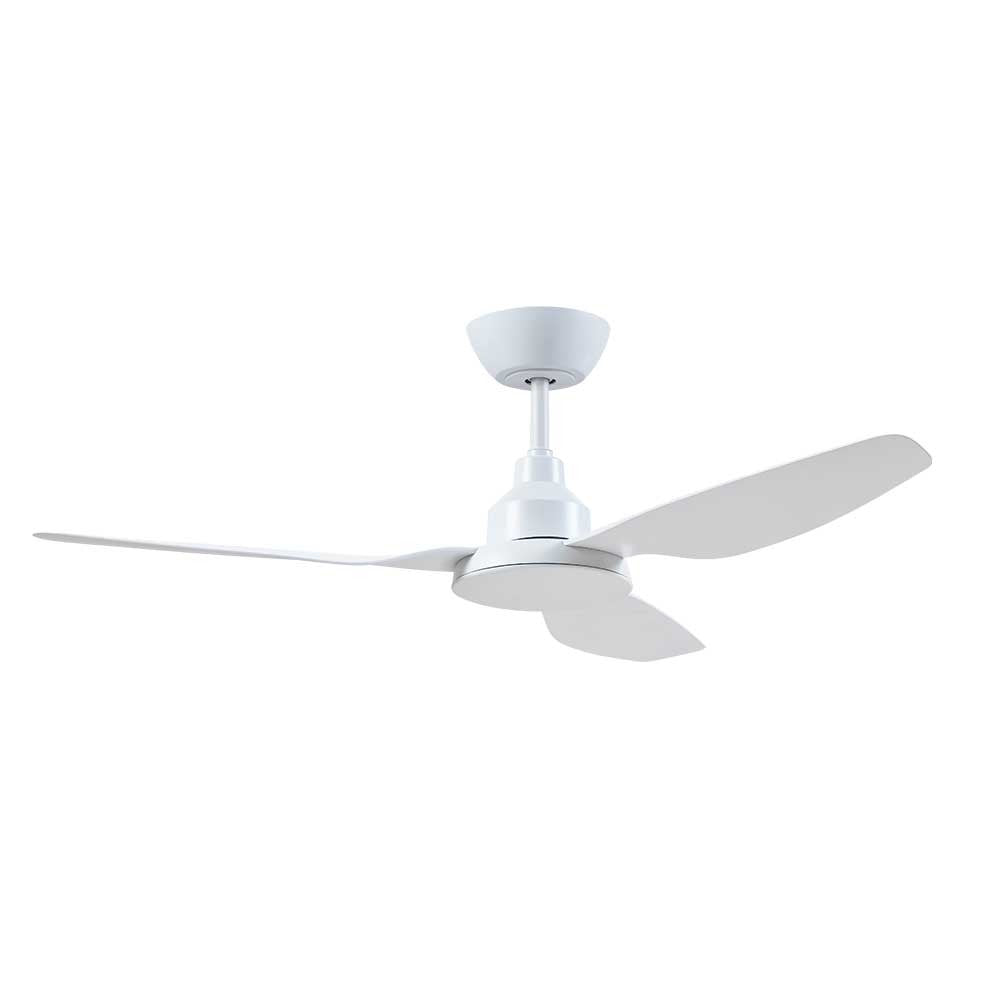 Glacier DC Ceiling Fan - 3 Blade 48" White with Light