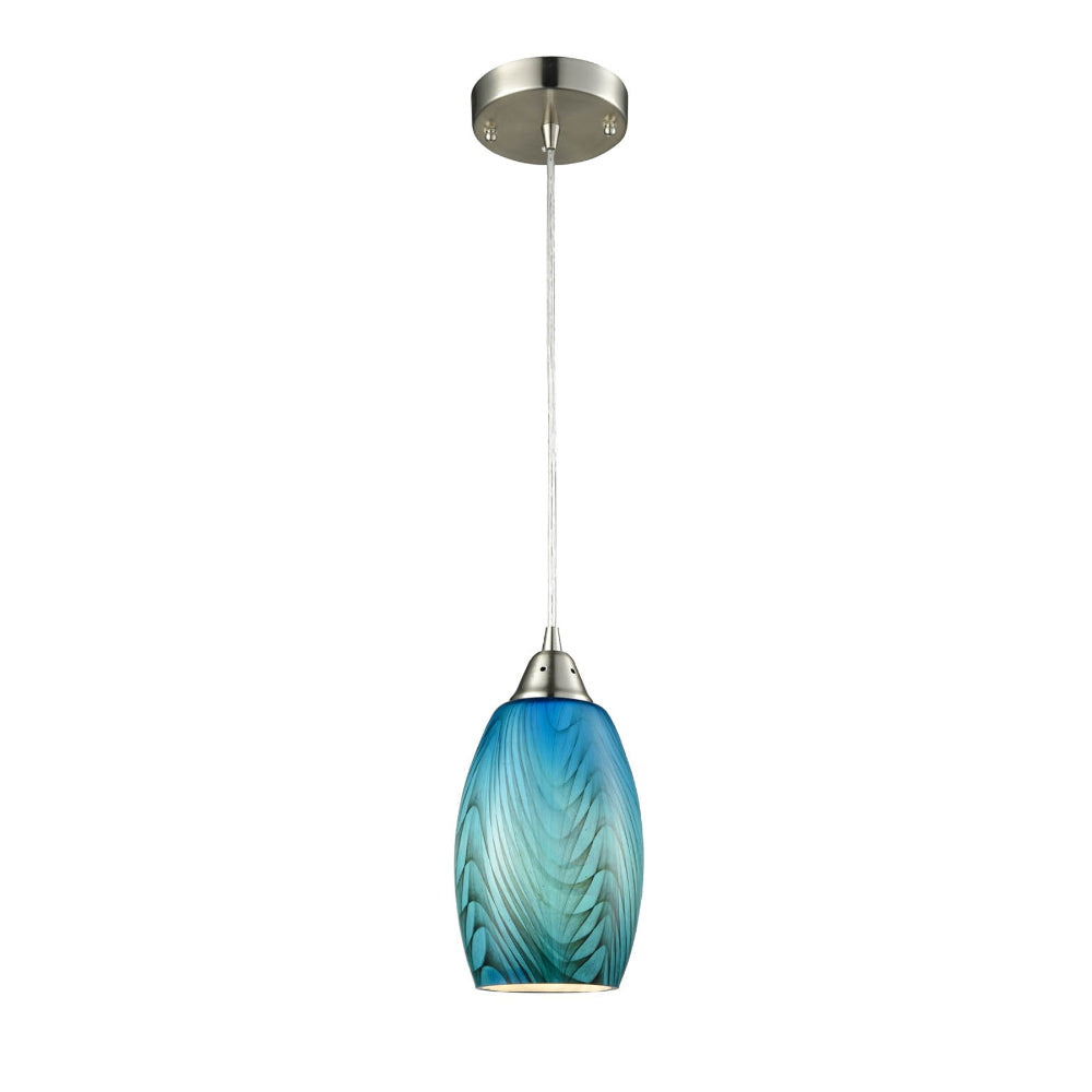 GLAZE: Ellipse Hand Blown Glass Pendant Lights