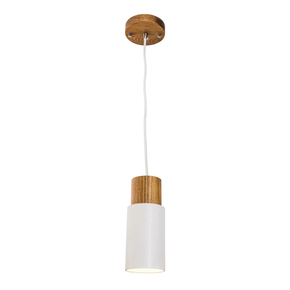 Lois Pendant White/Timber