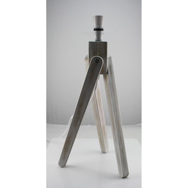 Tripod Wooden Table Lamp