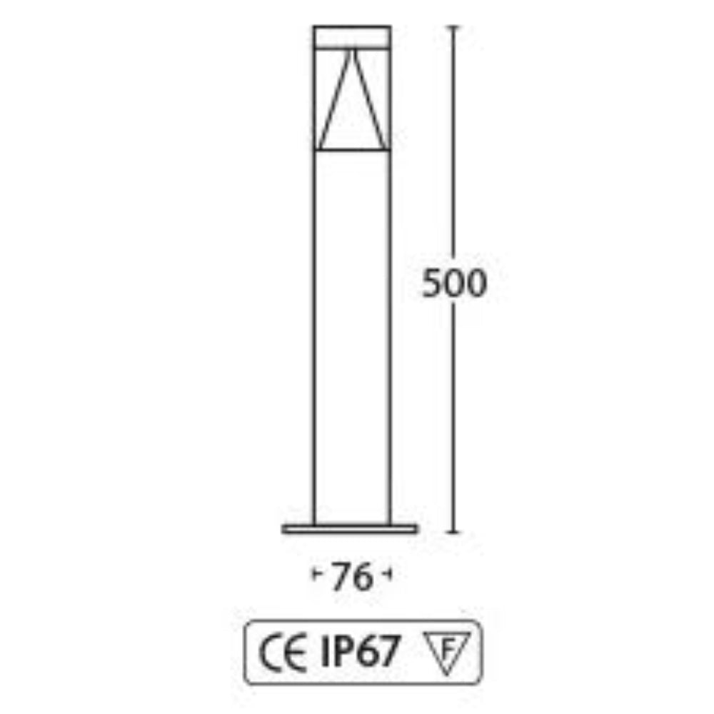 Mollymook 12V 316 Stainless Steel LED Bollard Light