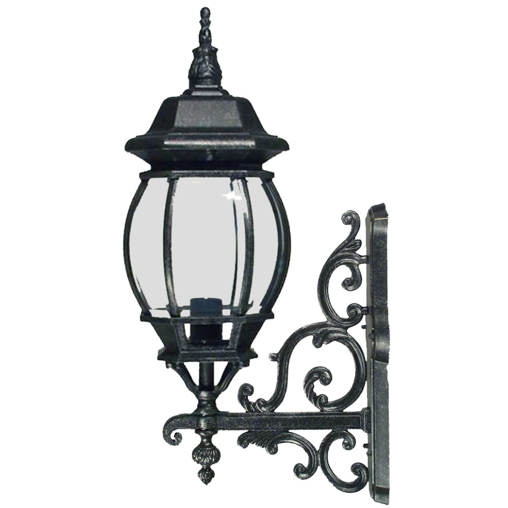 Flinders Small Outdoor Wall Light Antique Black