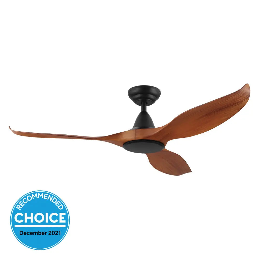 Noosa 52" DC Ceiling Fan Teak / Black