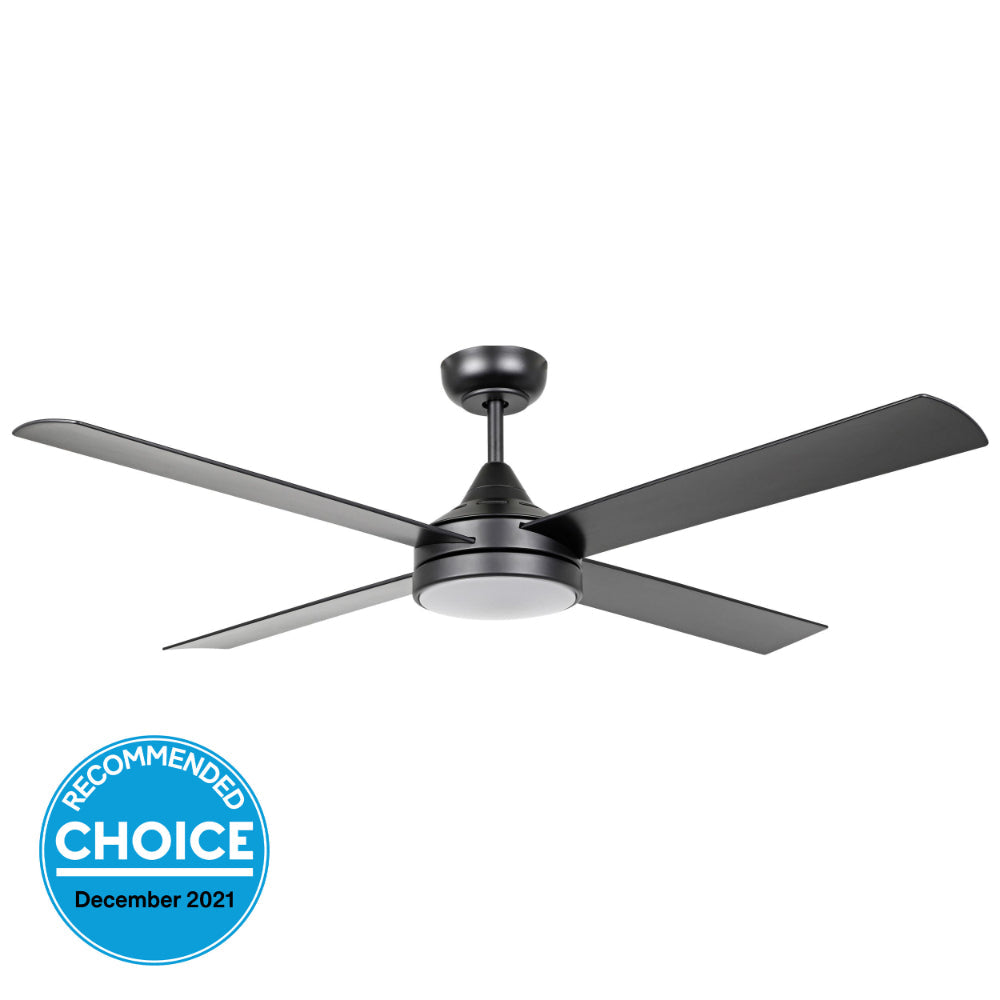 Stradbroke 52" DC Ceiling Fan Black 2W CCT LED