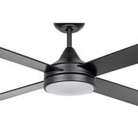 Stradbroke 52" DC Ceiling Fan Black 20W CCT LED