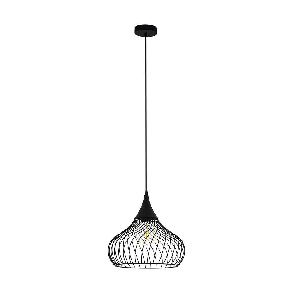 Staverton Black Wire Pendant