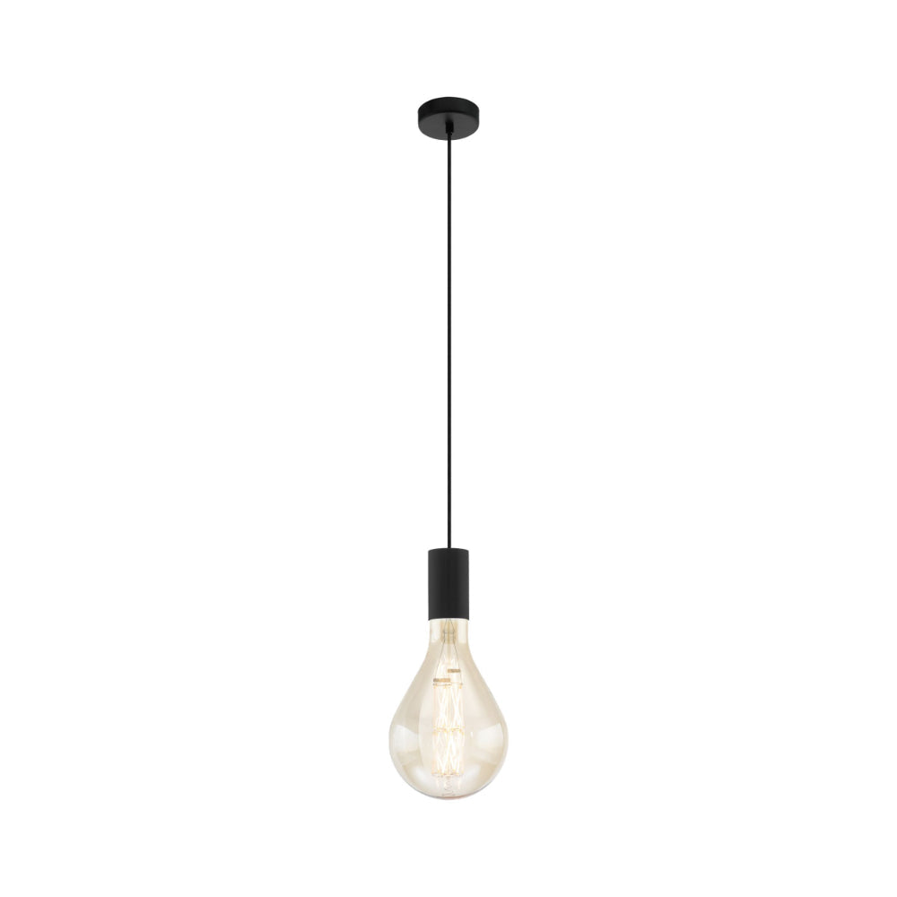 Tavistock 1 Light Pendant Black 1mm