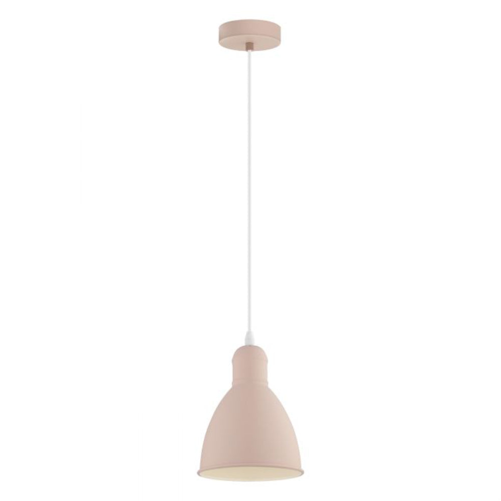 Priddy 1 Light Pendant Pastel Apricot