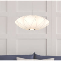 Aragon Nickel White Shade Pendant-35