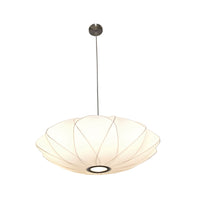 Aragon Nickel with White Shade Pendant-52