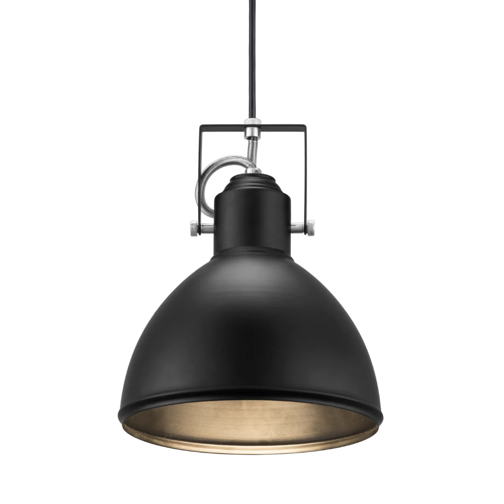 Aslak Metal Pendant Black E27