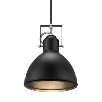 Aslak Metal Pendant Black E27