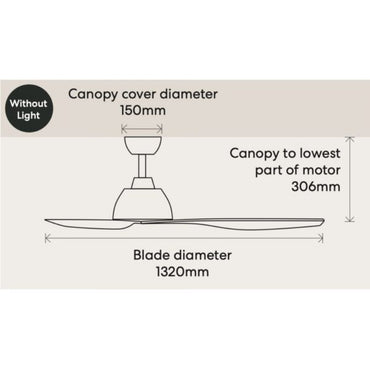 AC Ceiling Fan Dimension